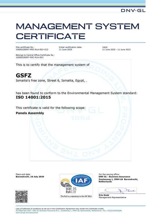 GSFZ ISO 14001