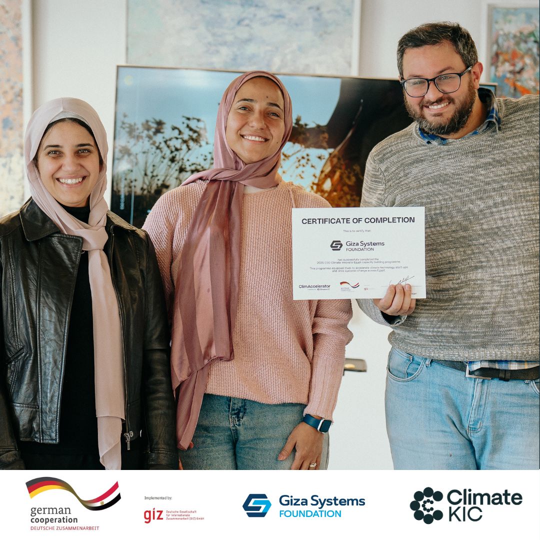 Giza Systems Foundation Completes the 2025 Climate Innovate Egypt Entrepreneurship Support Organization (ESO) Capacity Building Programme
